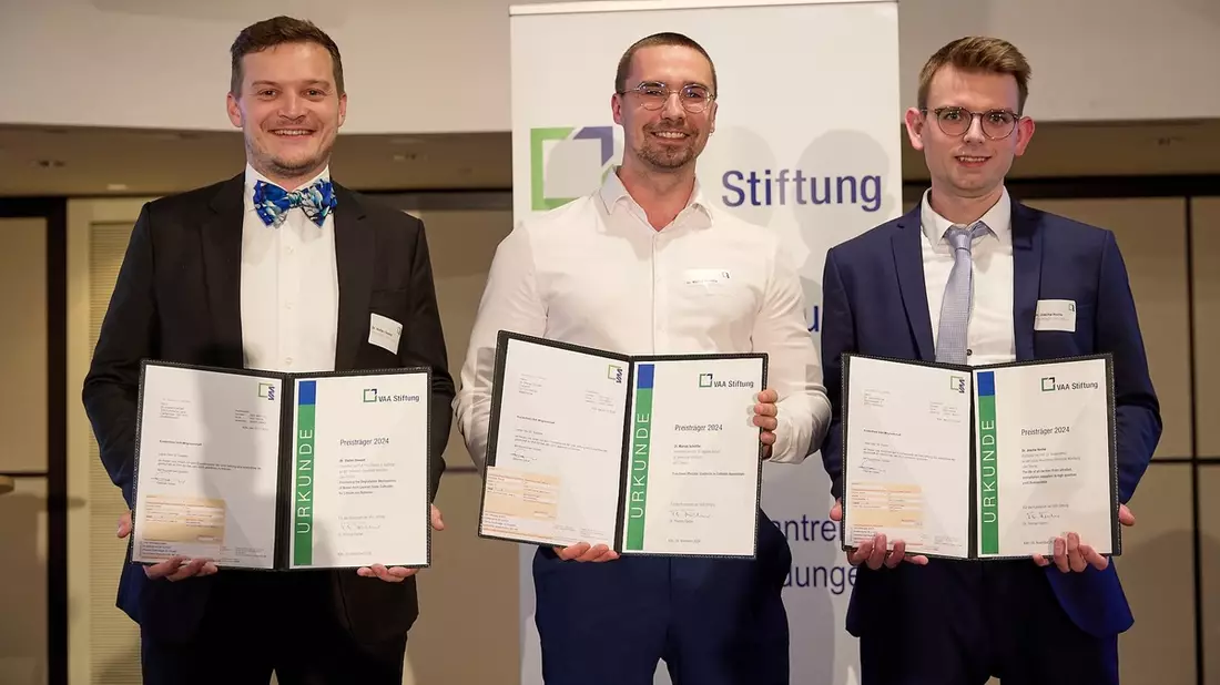 Wissenschaft und Industrie besser vernetzen: VAA Stiftung kürt neue Exzellenzpreisträger - Bild: presseportal.de
