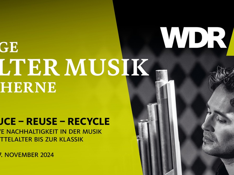 Kulturradio WDR 3 und Stadt Herne: 48. Tage Alter Musik in Herne starten am 14. November - Foto: presseportal.de