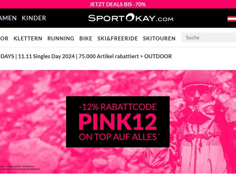 PINK DAYS bei SportOkay.com - Foto: presseportal.de