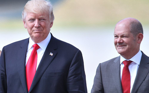 Donald Trump und Olaf Scholz (Archiv) - Foto: über dts Nachrichtenagentur