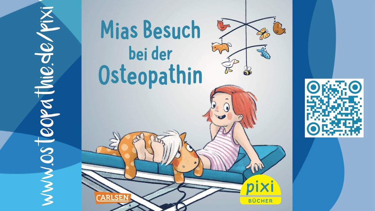VOD präsentiert 1. Pixi-Buch zur Osteopathie: Mias Besuch bei der Osteopathin / Für kleine Entdecker und neugierige Erwachsene - Foto: presseportal.de