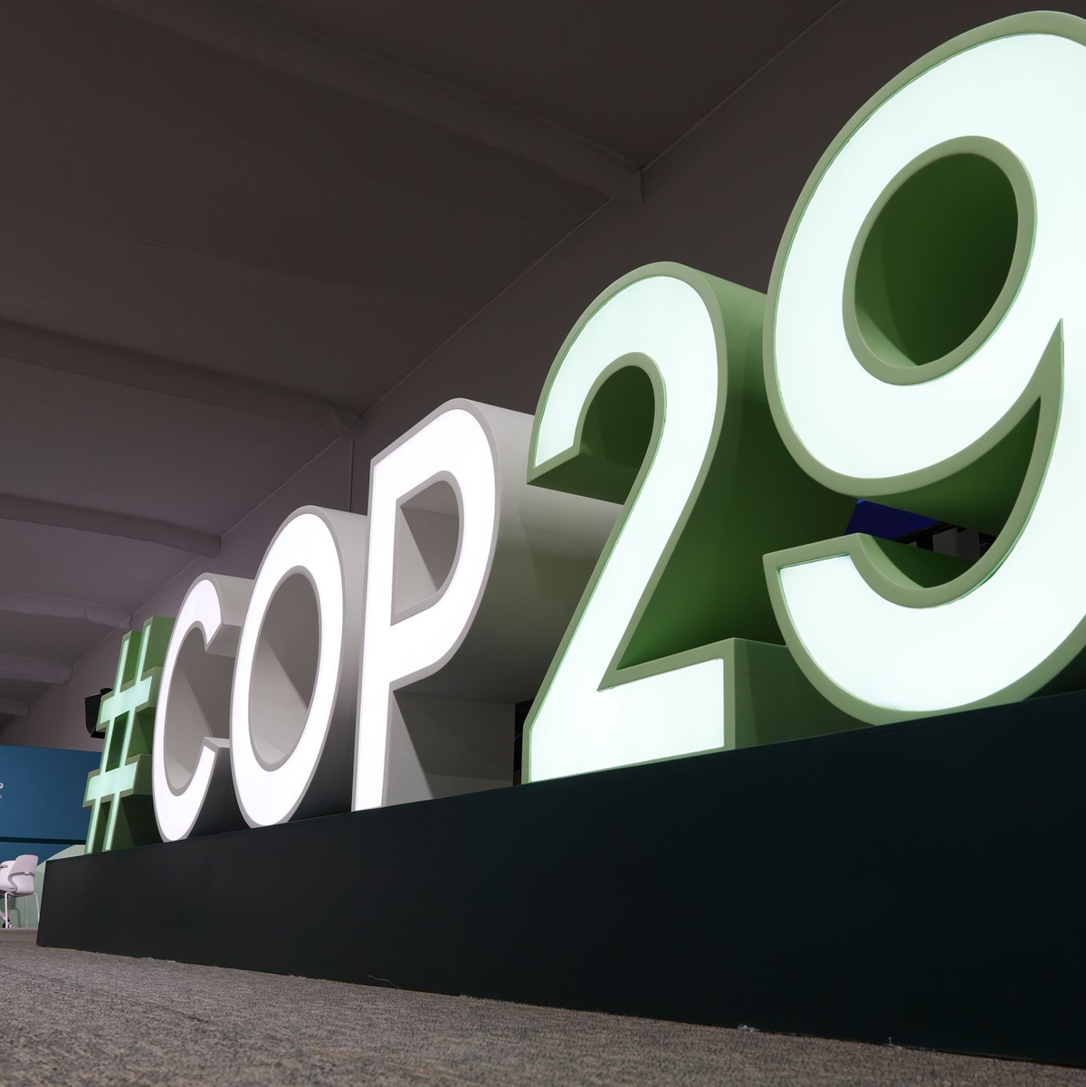 «COP» steht für «Conference of the Parties», also Konferenz der Vertragsstaaten. - Foto: Peter Dejong/AP/dpa