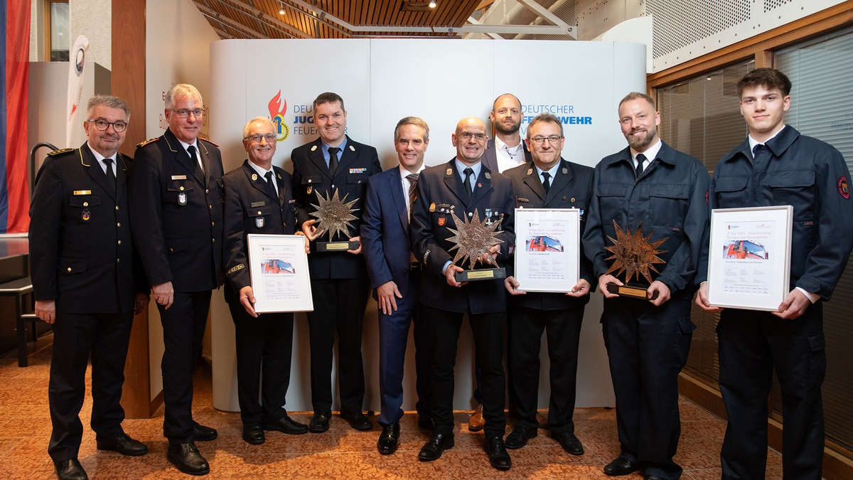 Preis für Feuerwehren: Öffentliche Versicherer zeichnen drei Feuerwehren mit IF Star 2024 aus - Foto: presseportal.de