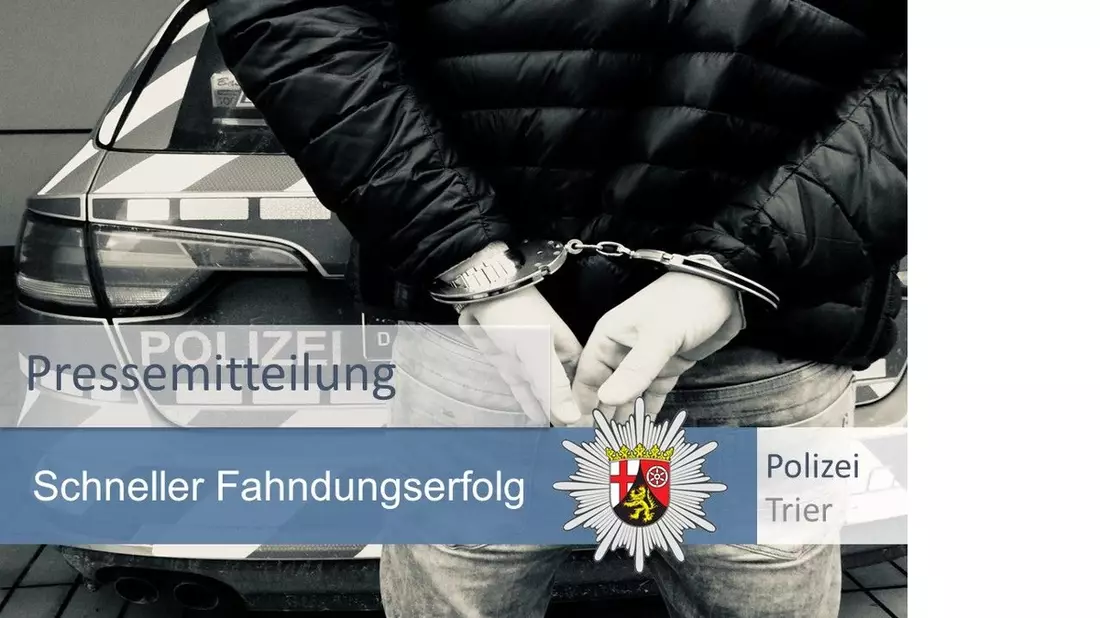 POL-PPTR: Polizei Trier gelingen zeitnah zwei Täterfestnahmen nach Wohnungseinbruch und Raub - Bild: presseportal.de