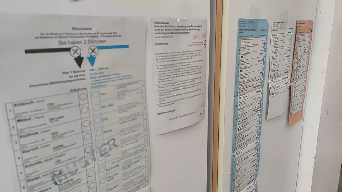 Wahllokal am 26.09.2021 - Bild: über dts Nachrichtenagentur