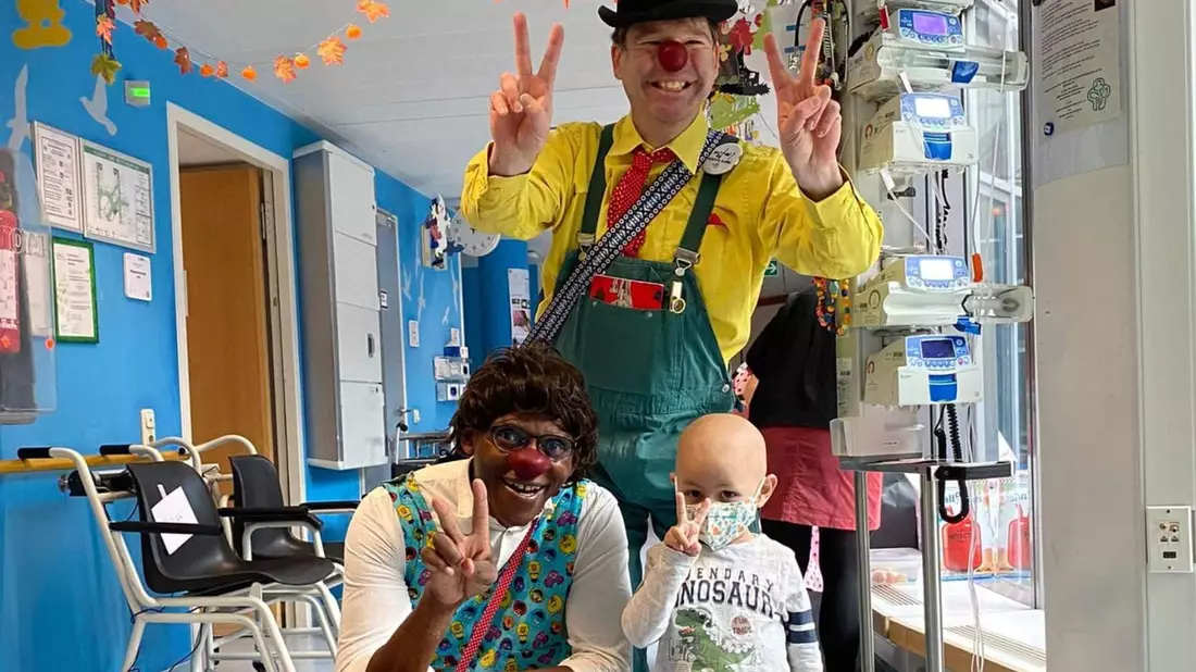 ROTE NASEN feiern 10-jähriges Jubiläum auf der Kinderonkologie der Charité - Universitätsmedizin Berlin - Bild: presseportal.de