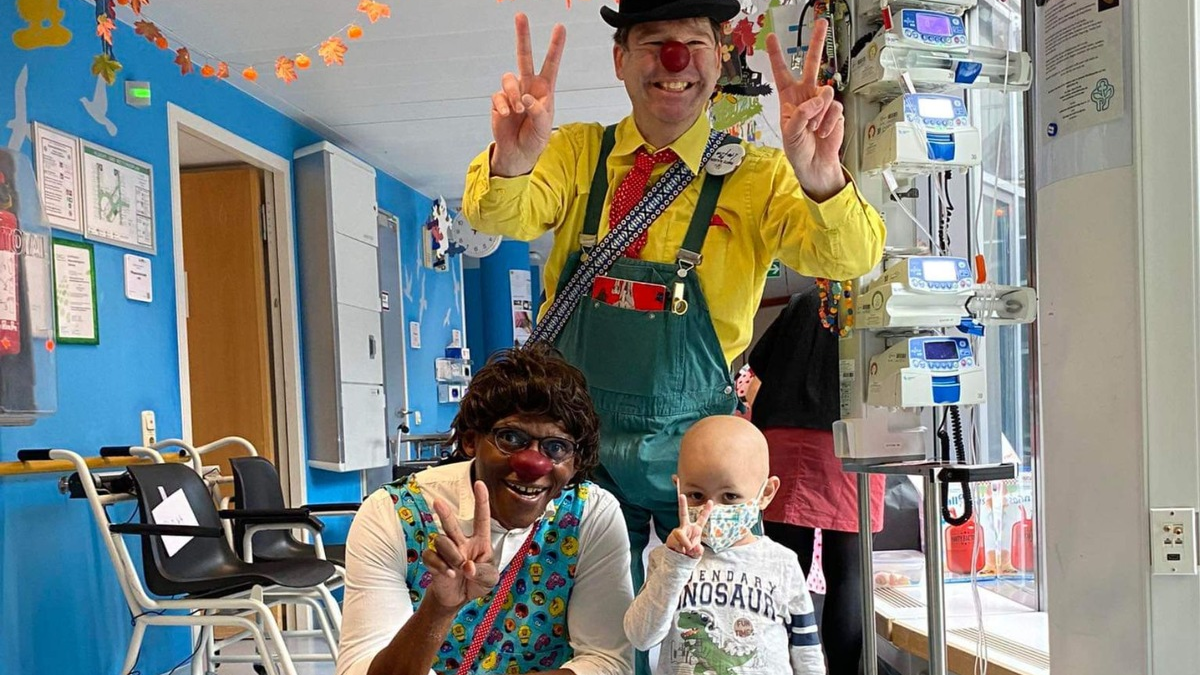 ROTE NASEN feiern 10-jähriges Jubiläum auf der Kinderonkologie der Charité - Universitätsmedizin Berlin - Foto: presseportal.de