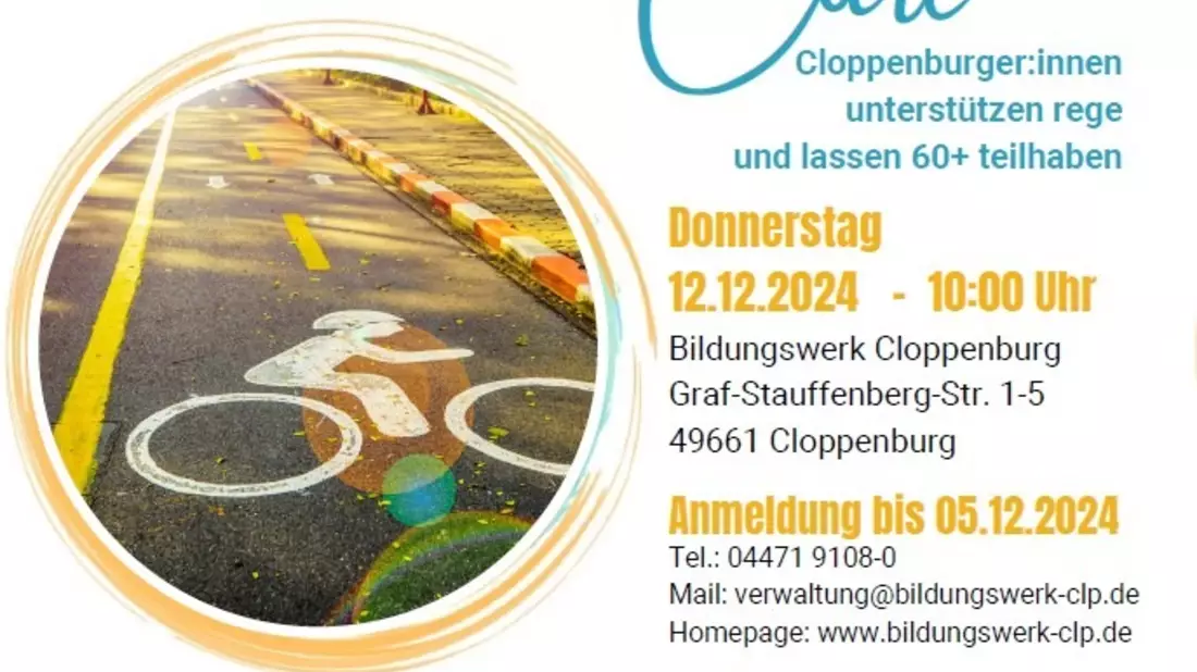 POL-CLP: Einzelmeldung für den Bereich Cloppenburg - Sicher unterwegs mit dem Pedelec - Präventionsveranstaltungen am 18.11.2024 und 12.12.2024 - Bild: presseportal.de