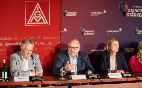 IG-Metall-Vorsitzende Christiane Benner (Archivbild) - Foto: Georg Wendt/dpa