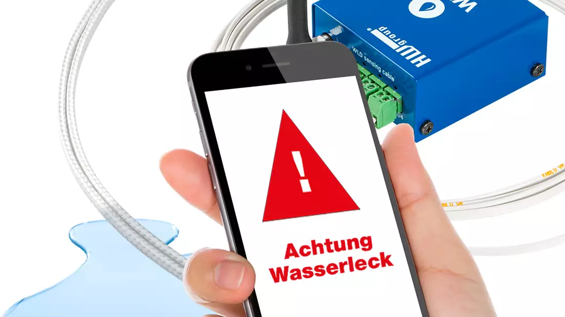 WLD2 Wasserdetektor - Alarmierung - Bild: BellEquip GmbH über pressetext.de