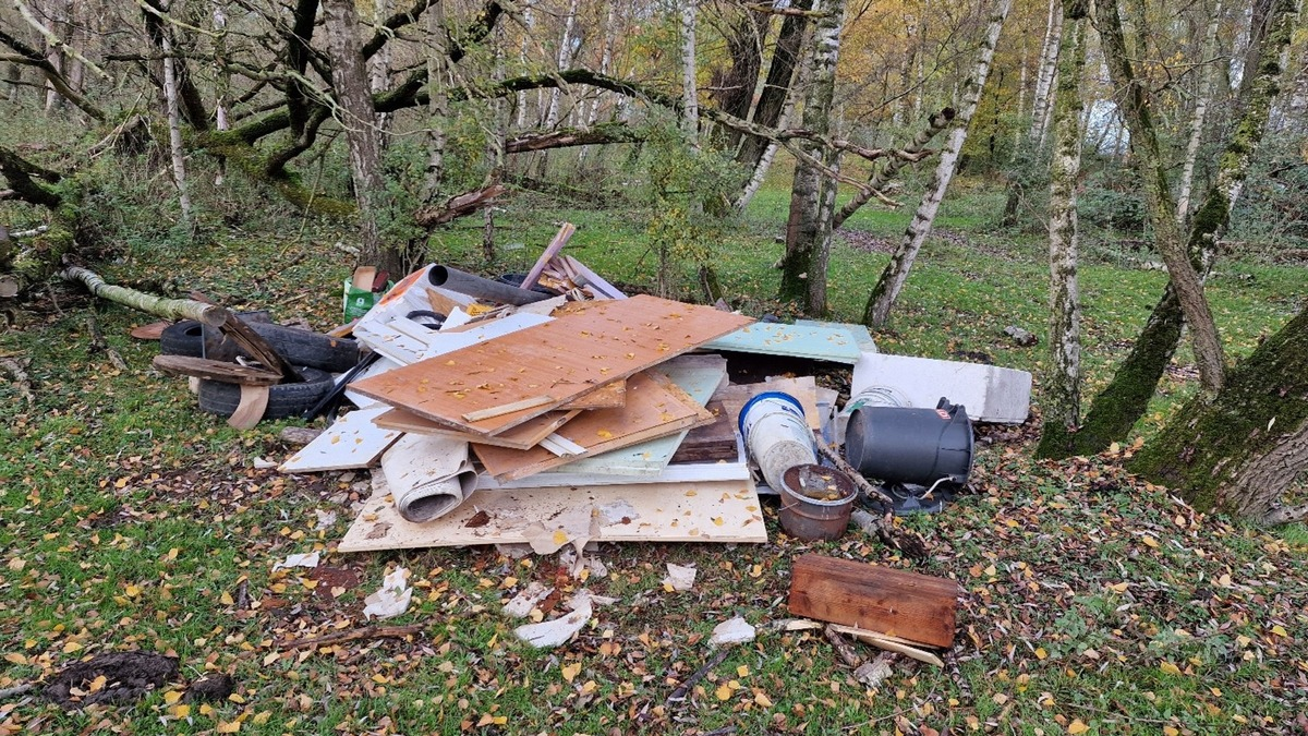 POL-DEL: Landkreis Wesermarsch: Illegale Müllentsorgung in Lemwerder +++ Zeugenaufruf - Foto: presseportal.de