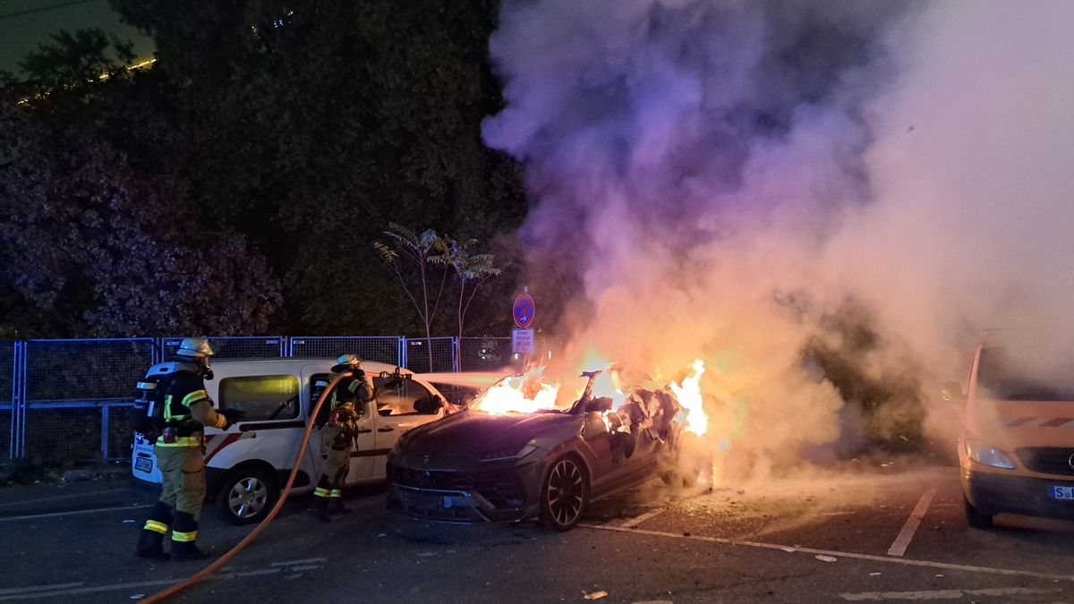 FW Stuttgart: PKW-Brand am Hauptbahnhof - Foto: presseportal.de