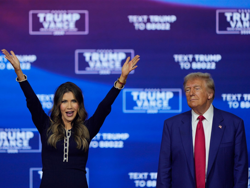 Kristi Noem soll Heimatschutzministerin werden. (Archivbild) - Foto: Matt Rourke/AP/dpa