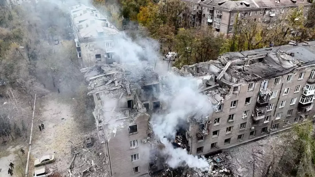 Die südostukrainische Industriestadt Krywyj Rih ist immer wieder Ziel von russischen Raketenangriffen. (Archivbild) - Bild: ---/Staatlicher Zivilschutzdienst der Ukraine/dpa