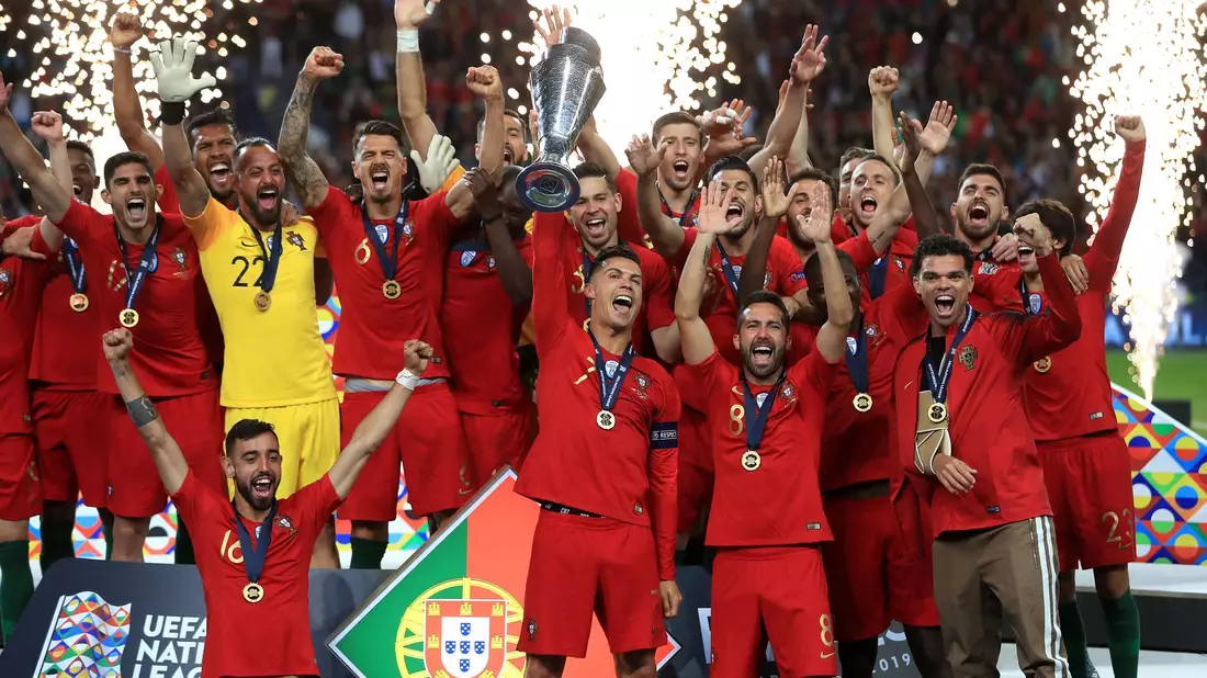 Portugal feierte 2019 den Titel im eigenen Land. - Bild: Mike Egerton/PA Wire/dpa