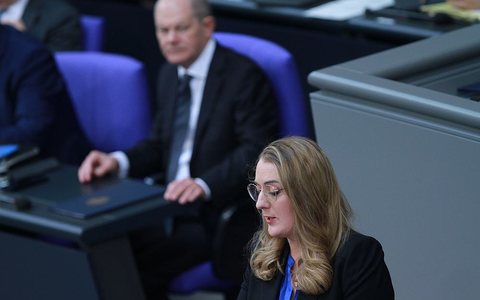 Olaf Scholz und Katharina Dröge (Archiv) - Foto: über dts Nachrichtenagentur