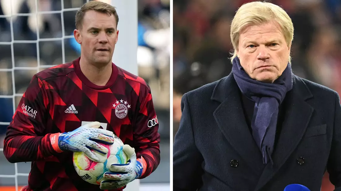 Oliver Kahn (r) hat einen Rat für Manuel Neuer. - Bild: Soeren Stache, Sven Hoppe/dpa