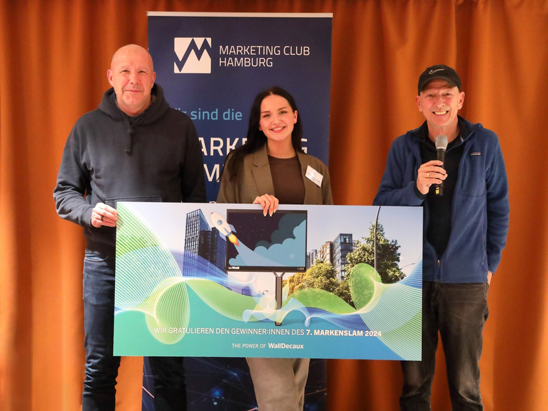 7. MarkenSlam: MUVN gewinnt den diesjährigen Startup-Wettbewerb des Marketing Clubs Hamburg - Foto: presseportal.de