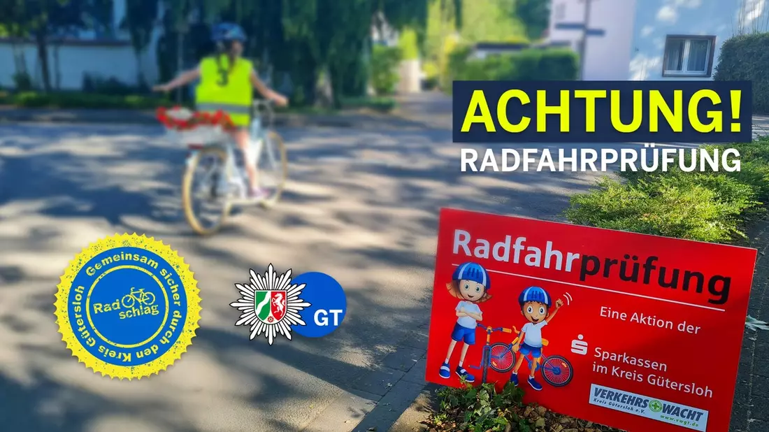 POL-GT: Fahrradprüfung an der Grundschule Heidewald - Bild: presseportal.de