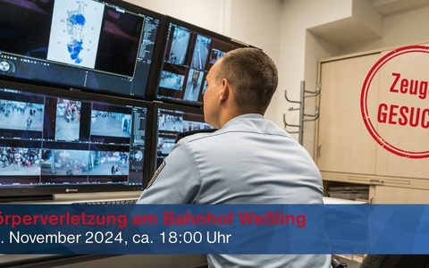 Bundespolizeidirektion München: Mehrere Gewaltdelikte im Bahnbereich / Bundespolizei sucht Zeugen - Foto: presseportal.de