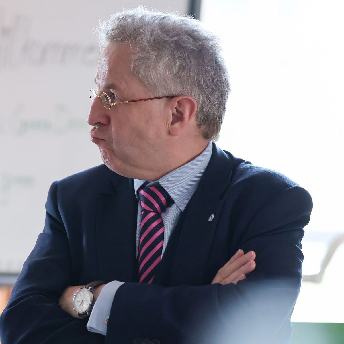 Hans-Georg Maaßen, Bundesvorsitzender der Werteunion und bis 2018 Präsident des Bundesamtes für Verfassungsschutz, ist selbst mittlerweile in den Fokus der Sicherheitsbehörde gerückt, die er früher leitete. (Archivbild) - Foto: Daniel Löb/dpa