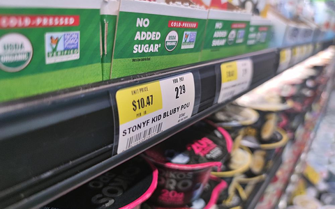 Preise in einem US-Supermarkt (Archiv) - Foto: über dts Nachrichtenagentur