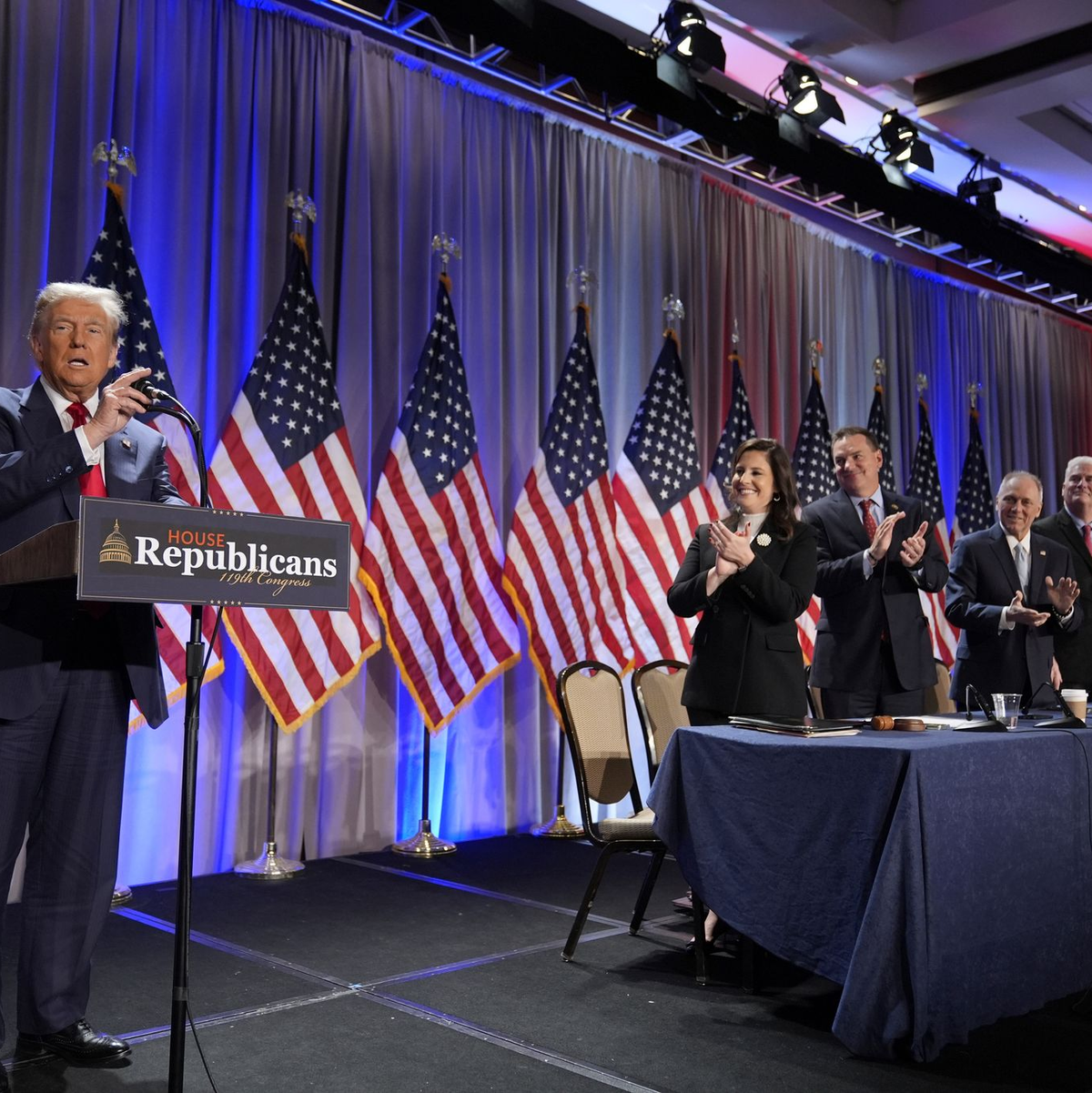 Johnson über Trump: «König des Comeback» - Foto: Alex Brandon/AP/dpa