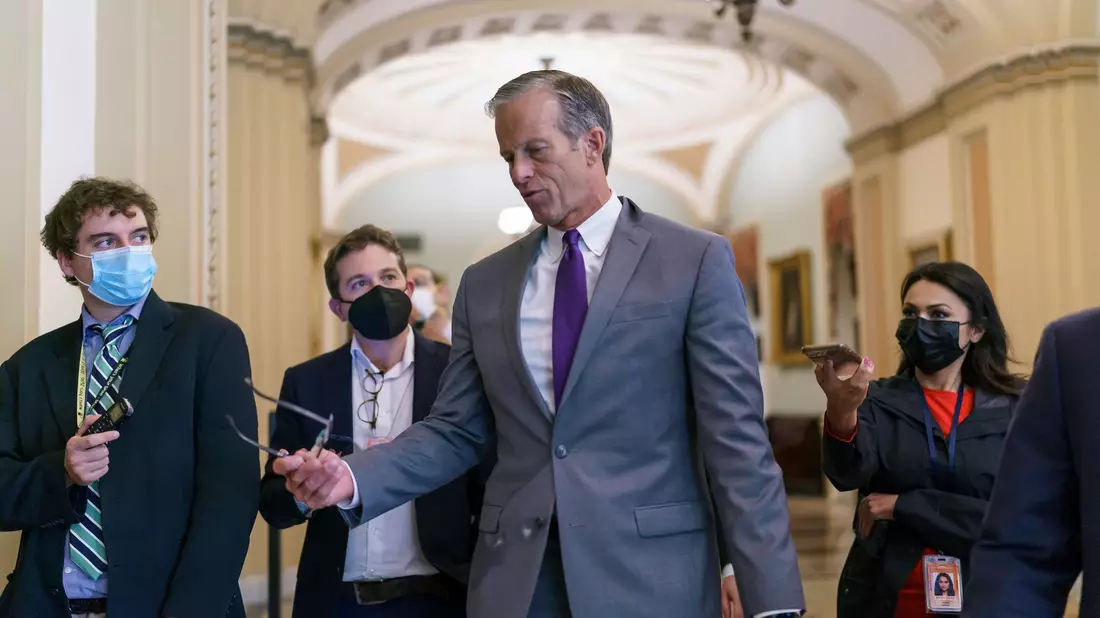 John Thune sitzt seit vielen Jahren im US-Senat.  - Bild: J. Scott Applewhite/AP/dpa