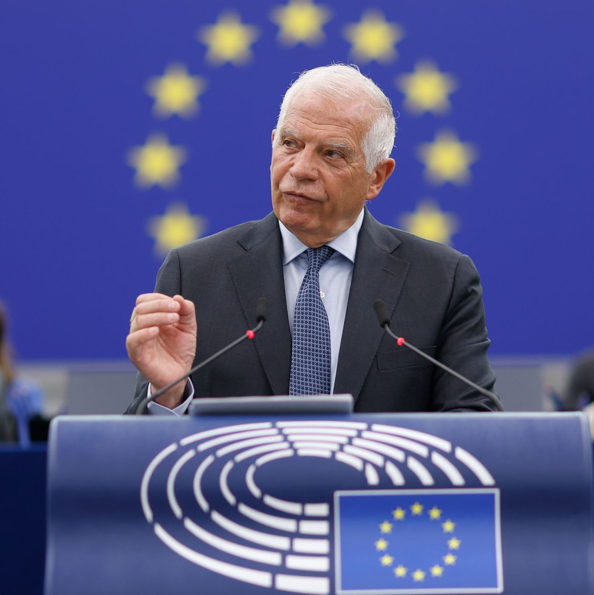 Sieht das Vorgehen Israels im Gazastreifen äußert kritisch: Der EU-Außenbeauftragte Josep Borrell. (Archivbild) - Foto: Jean-Francois Badias/AP/dpa