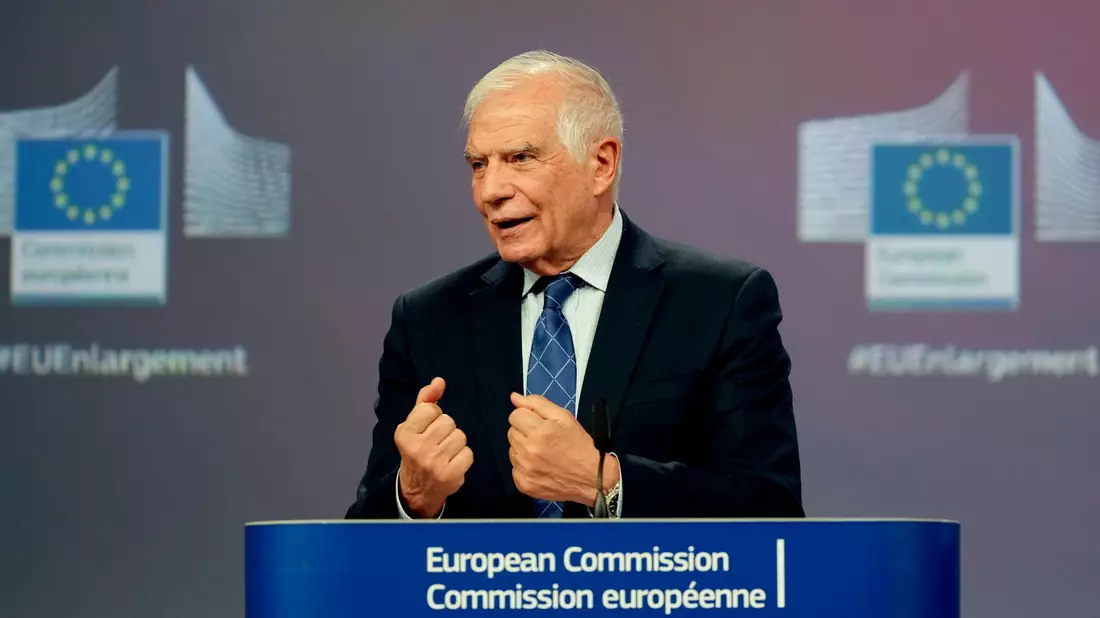 Die EU-Außenminister diskutieren über einen Kurswechsel gegenüber Israel. (Archivbild) - Bild: Virginia Mayo/AP/dpa