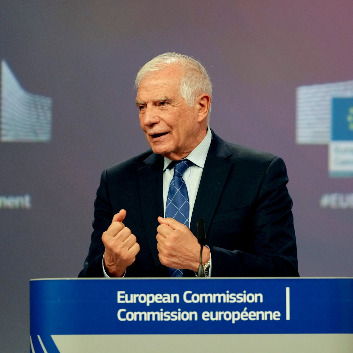 Sieht das Vorgehen Israels im Gazastreifen äußerst kritisch: der EU-Außenbeauftragte Josep Borrell. - Foto: Virginia Mayo/AP/dpa