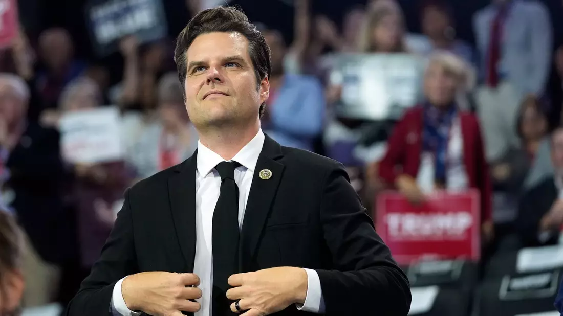 Matt Gaetz gilt als einer der radikalsten Abgeordneten im Kongress. (Archivbild) - Bild: Evan Vucci/AP/dpa