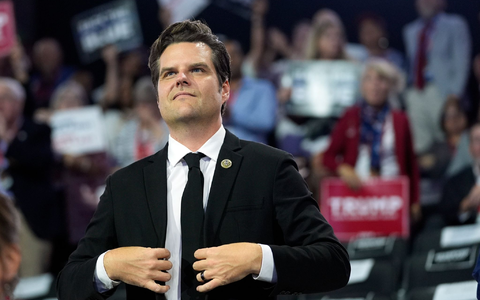 Matt Gaetz gilt als einer der radikalsten Abgeordneten im Kongress. (Archivbild) - Foto: Evan Vucci/AP/dpa