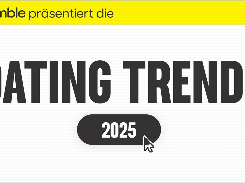 Bumble veröffentlicht die Dating Trends 2025 / So verändert sich das Dating im kommenden Jahr - Foto: presseportal.de
