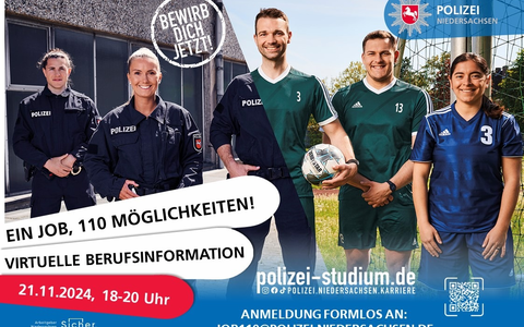 POL-LG: Virtuelle Berufsinformation der Polizei Niedersachsen - Foto: presseportal.de