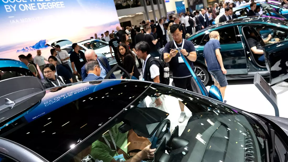 Auf der IAA 2025 ist auch wieder ein chinesischer Autokongress geplant. (Archivbild) - Bild: Sven Hoppe/dpa