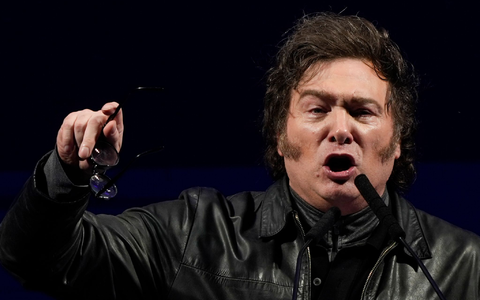 Der argentinische PrÀsident Javier Milei bezeichnet sich selbst als «Anarchokapitalist». (Archivfoto) - Foto: Natacha Pisarenko/AP/dpa Der argentinische PrÀsident Javier Milei bezeichnet sich selbst als «Anarchokapitalist». (Archivfoto) - Foto: Natacha Pisarenko/AP/dpa