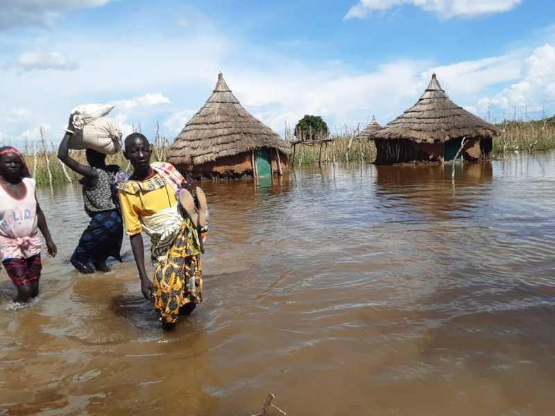 Hilfsorganisation warnt: Hunderttausende Menschen fliehen vor Überschwemmungen im Südsudan - Foto: presseportal.de