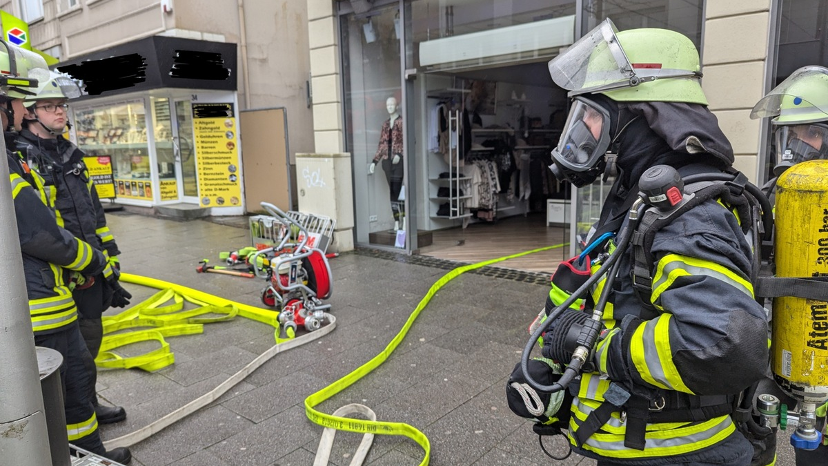 FW-AR: Brand einer Teeküche in der Neheimer Fußgängerzone - Foto: presseportal.de