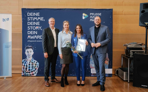 Khaoula Chahboun erhält schleswig-holsteinischen Pflegeazubiaward 2024 / bpa zeichnen erneut Pflege-Auszubildende in Kiel aus - Foto: presseportal.de