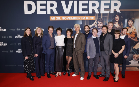 Vier gewinnt! DER VIERER feiert große Publikumspremiere in Berlin - ab 28. November im Kino! - Foto: presseportal.de