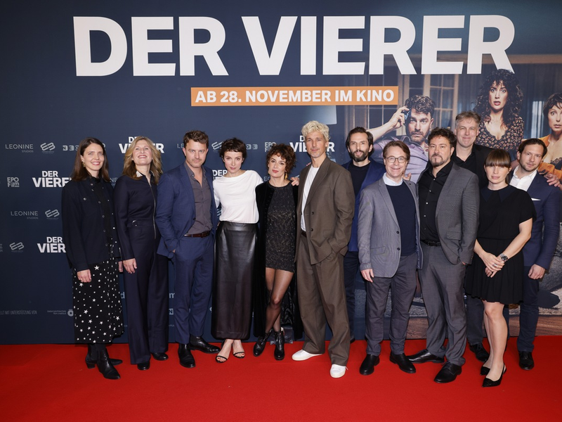 Vier gewinnt! DER VIERER feiert große Publikumspremiere in Berlin - ab 28. November im Kino! - Foto: presseportal.de