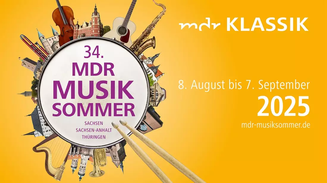 Bunt, nahbar und europäisches Flair in der Region: 34. MDR-Musiksommer 2025 startet in Europas Kulturhauptstadt Chemnitz - Bild: presseportal.de