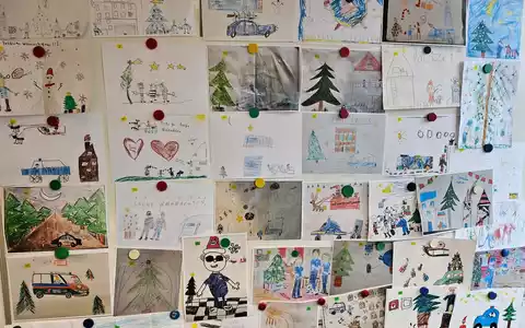 POL-DN: Weihnachts-Malwettbewerb für Kinder: Die Polizei rettet Weihnachten - Foto: presseportal.de