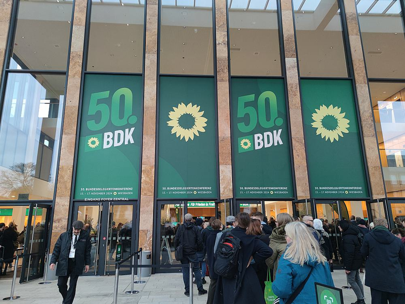 Grünen-Parteitag am 15.11.2024 - Foto: über dts Nachrichtenagentur