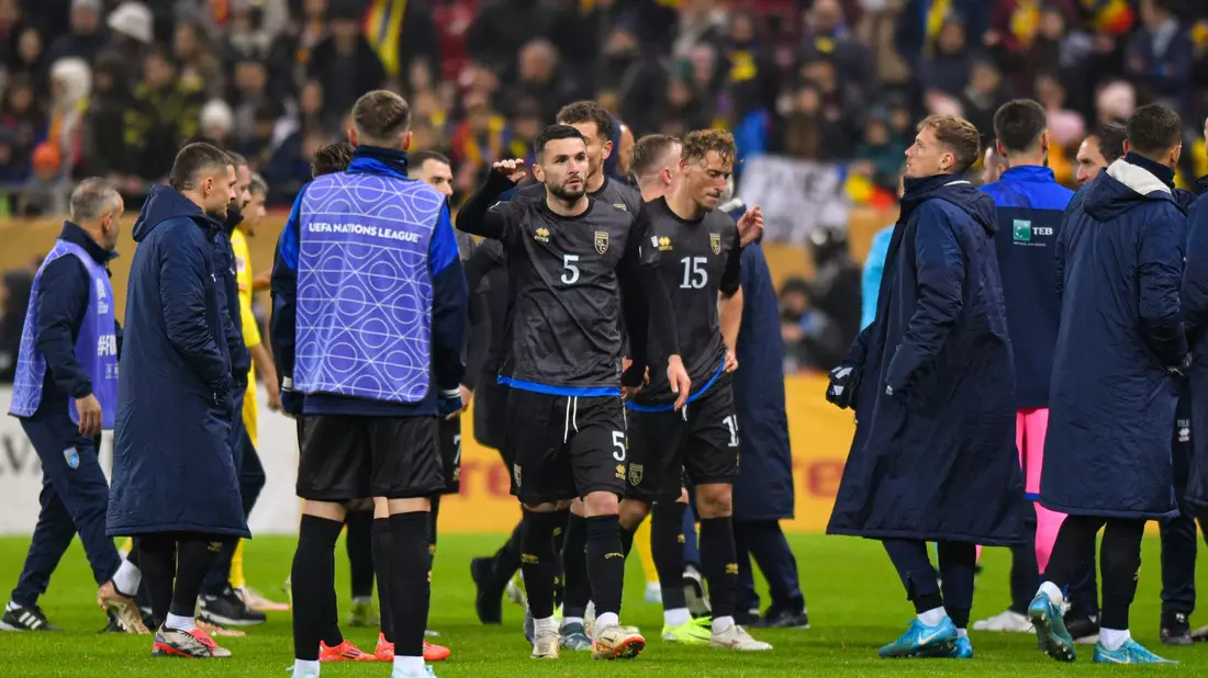 Das Spiel Rumänien gegen Kosovo wurde vorzeitig beendet. - Bild: Alexandru Dobre/AP/dpa