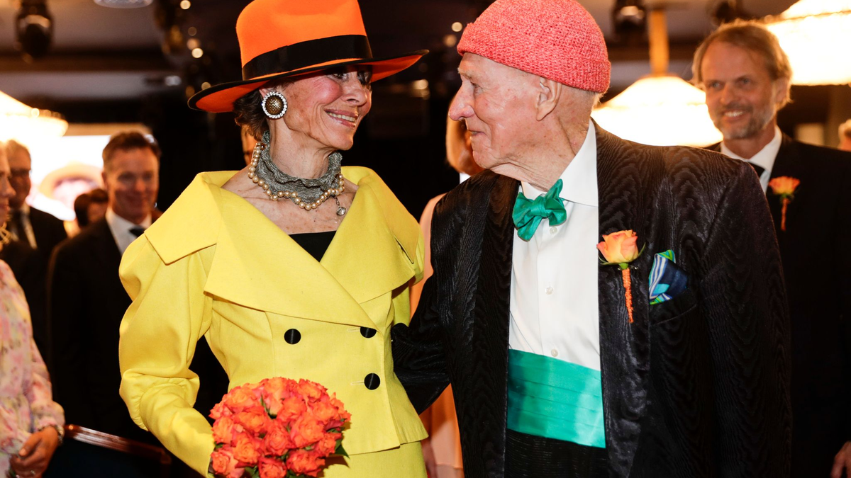 Olav Thon (r.) galt als einer der reichsten Menschen Norwegens. (Archivbild) - Foto: Berit Roald/NTB scanpix/dpa