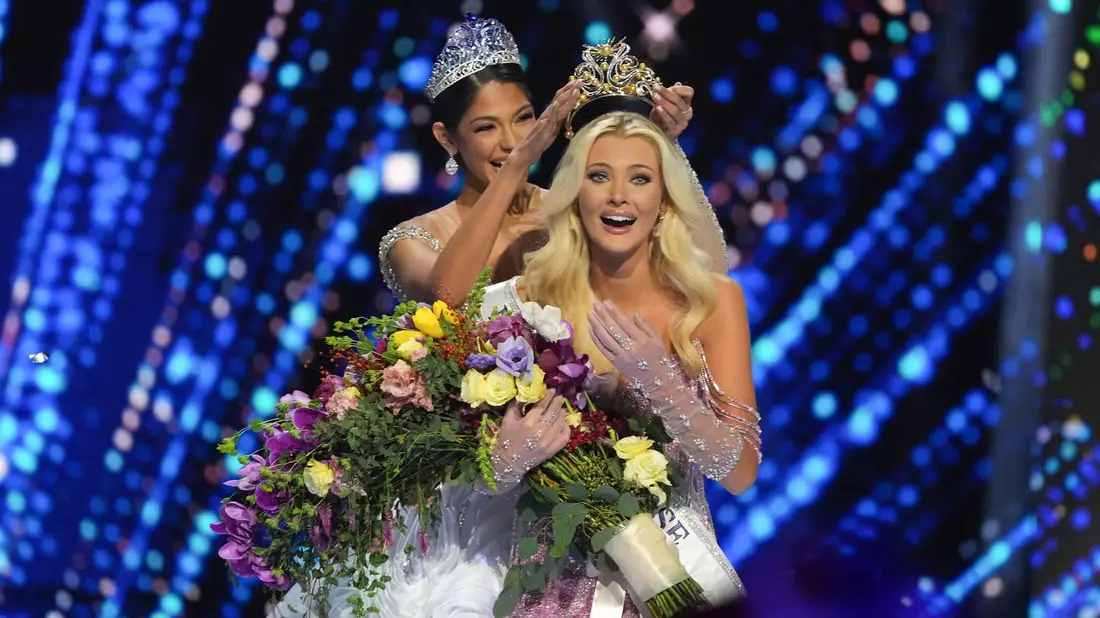 Miss Dänemark Victoria Kjær Theilvig ist die neue Miss Universe. - Bild: Fernando Llano/AP/dpa