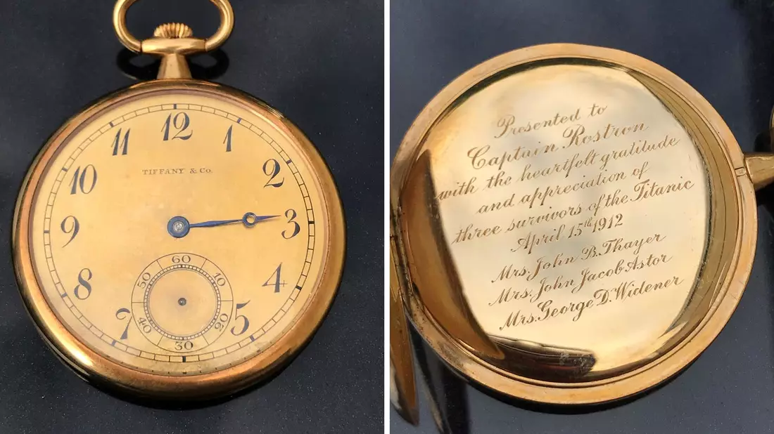 Drei Witwen wohlhabender Geschäftsleute schenkten die Uhr ihrem Retter. - Bild: Henry Aldridge And Son/Henry Aldridge And Son via PA Media/dpa