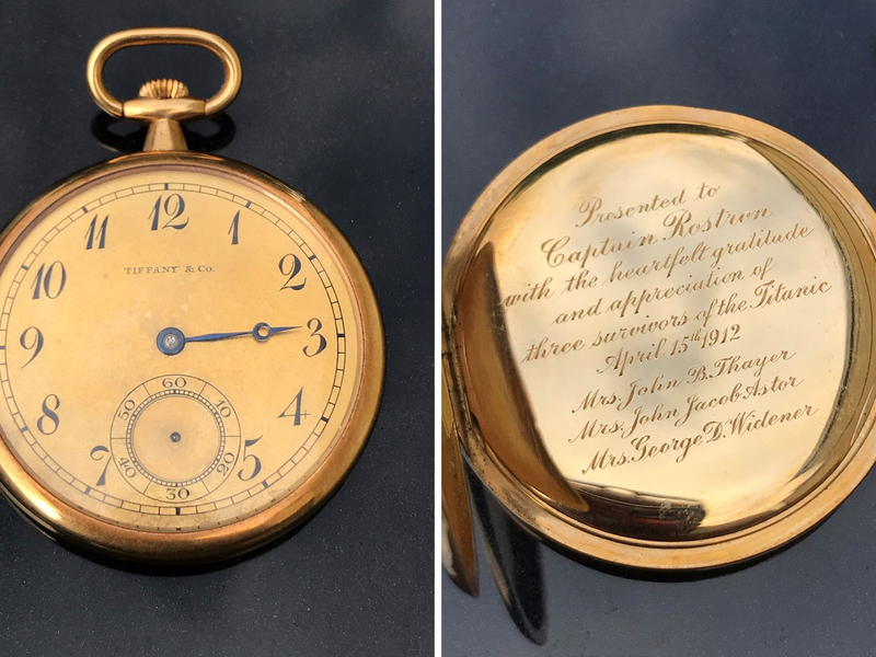 Drei Witwen wohlhabender Geschäftsleute schenkten die Uhr ihrem Retter. - Foto: Henry Aldridge And Son/Henry Aldridge And Son via PA Media/dpa